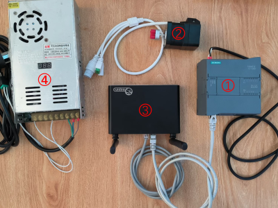 西门子S7-1200 PLC控制步进电机 MD-4240-PN (2) 硬件搭建